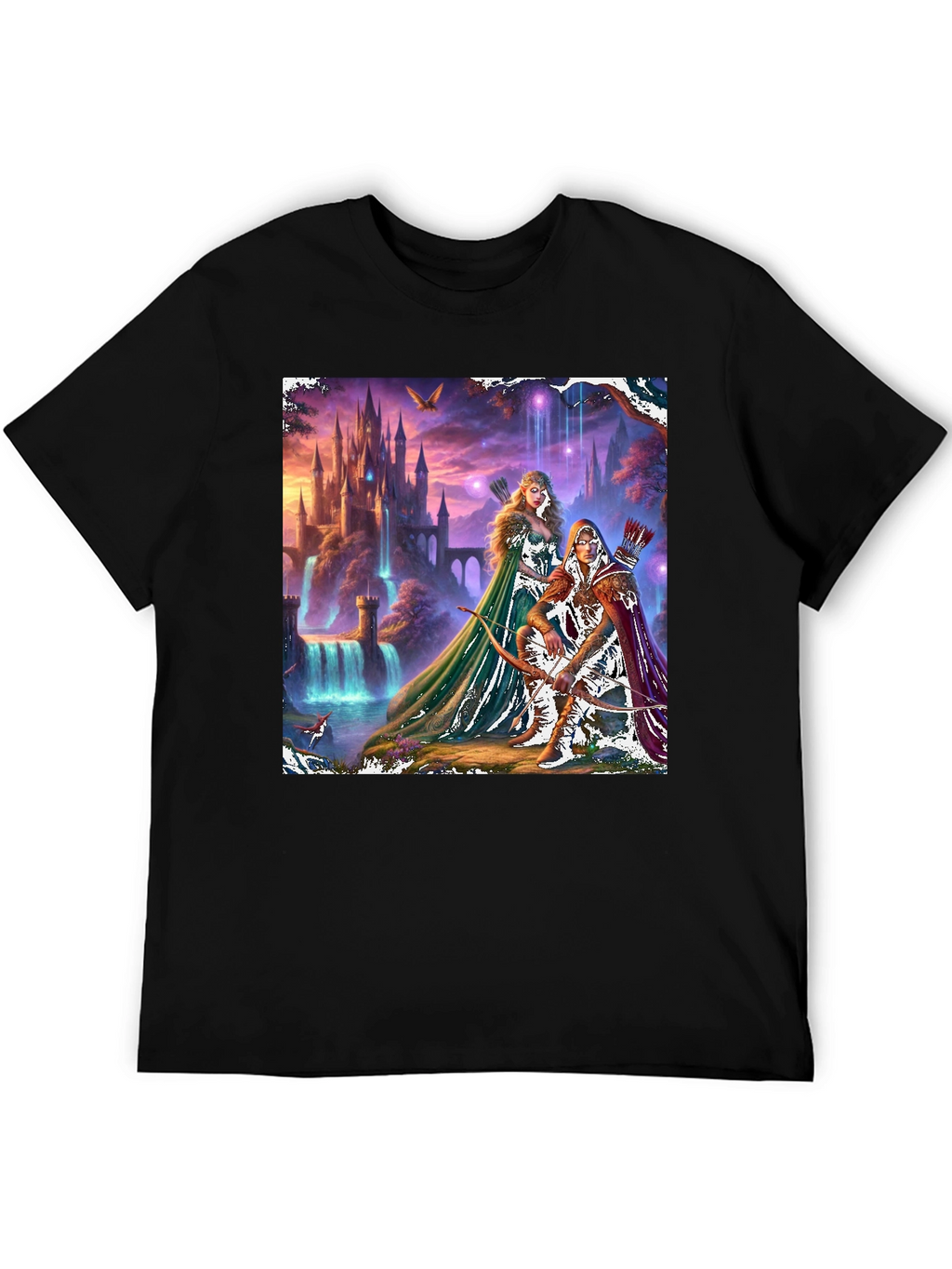 Fantasy Castle Archer T-Shirt