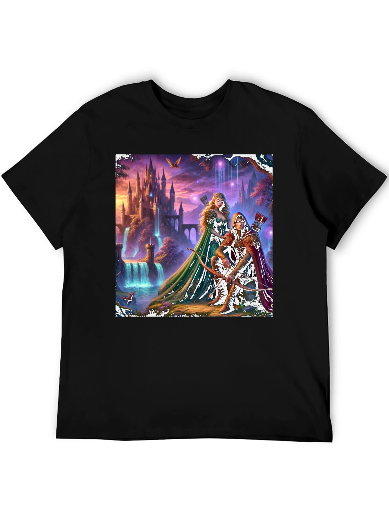 Fantasy Castle Archer T-Shirt