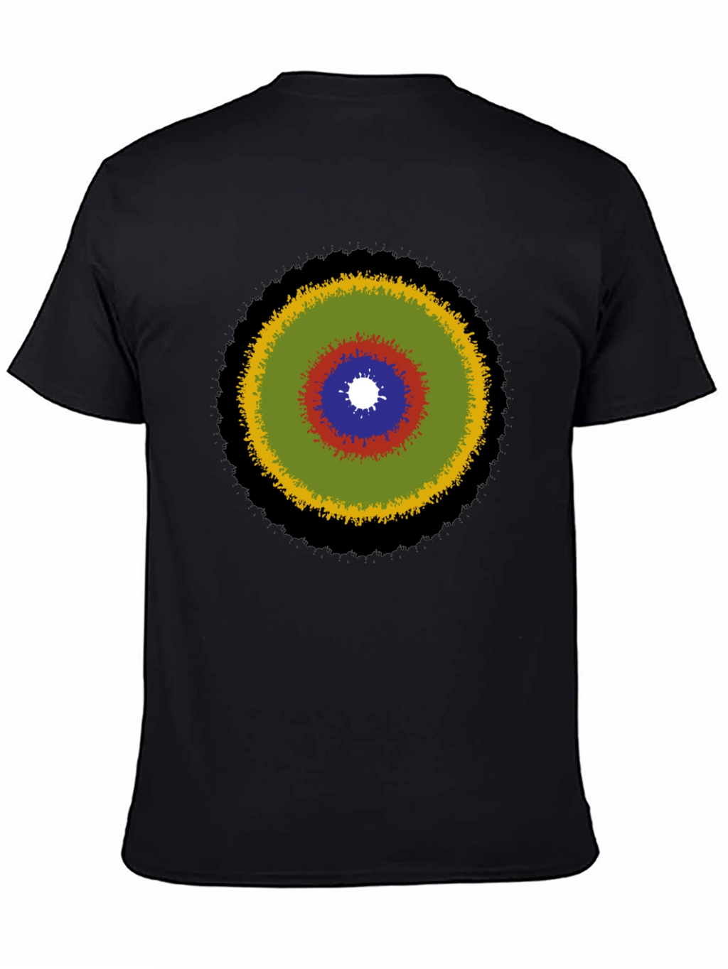 Abstract Target Graphic Tee - Stylish Casual Wear