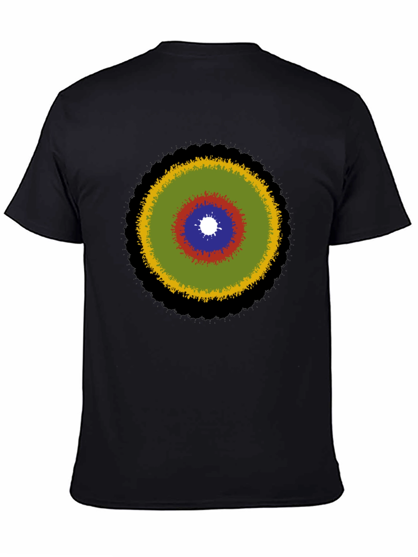 Abstract Target Graphic Tee - Stylish Casual Wear