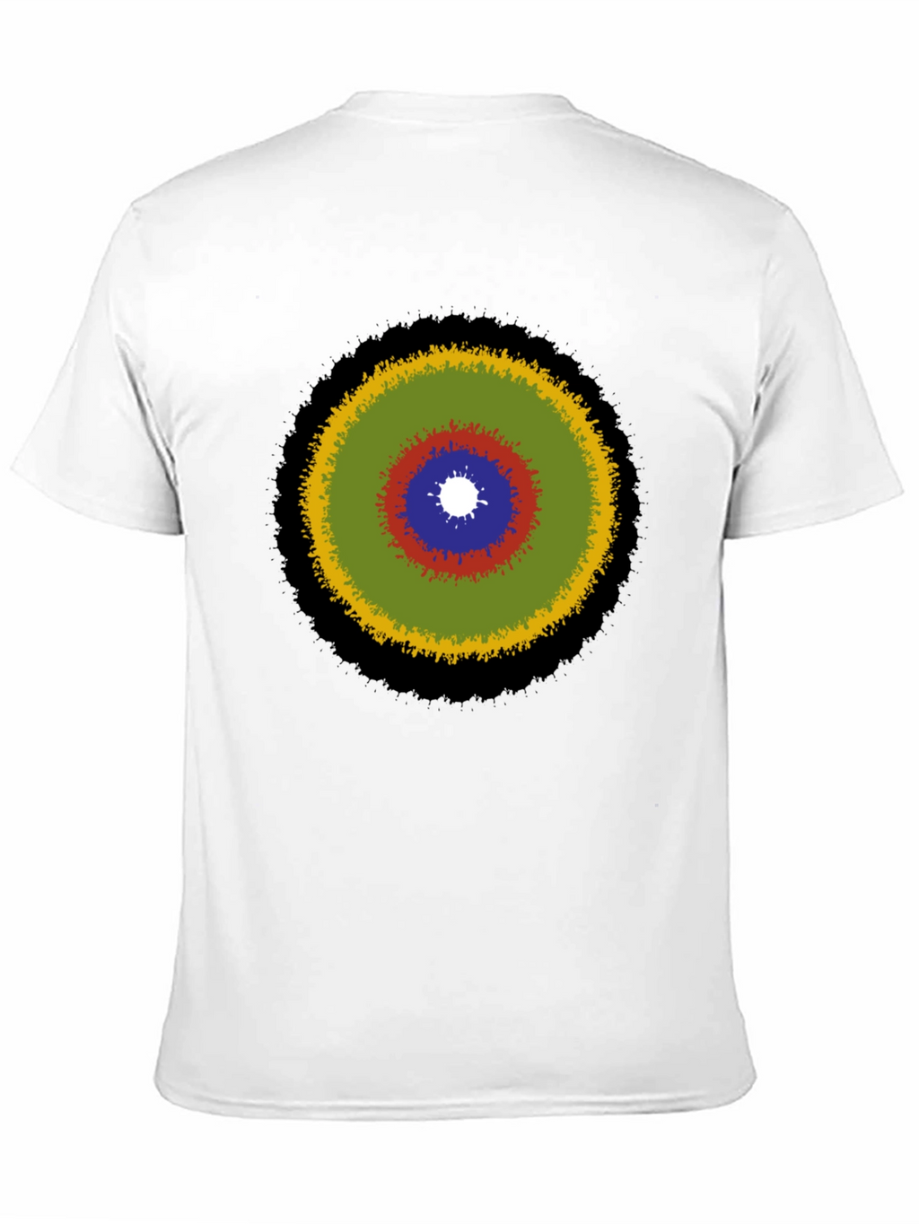 Abstract Target Graphic Tee - Stylish Casual Wear