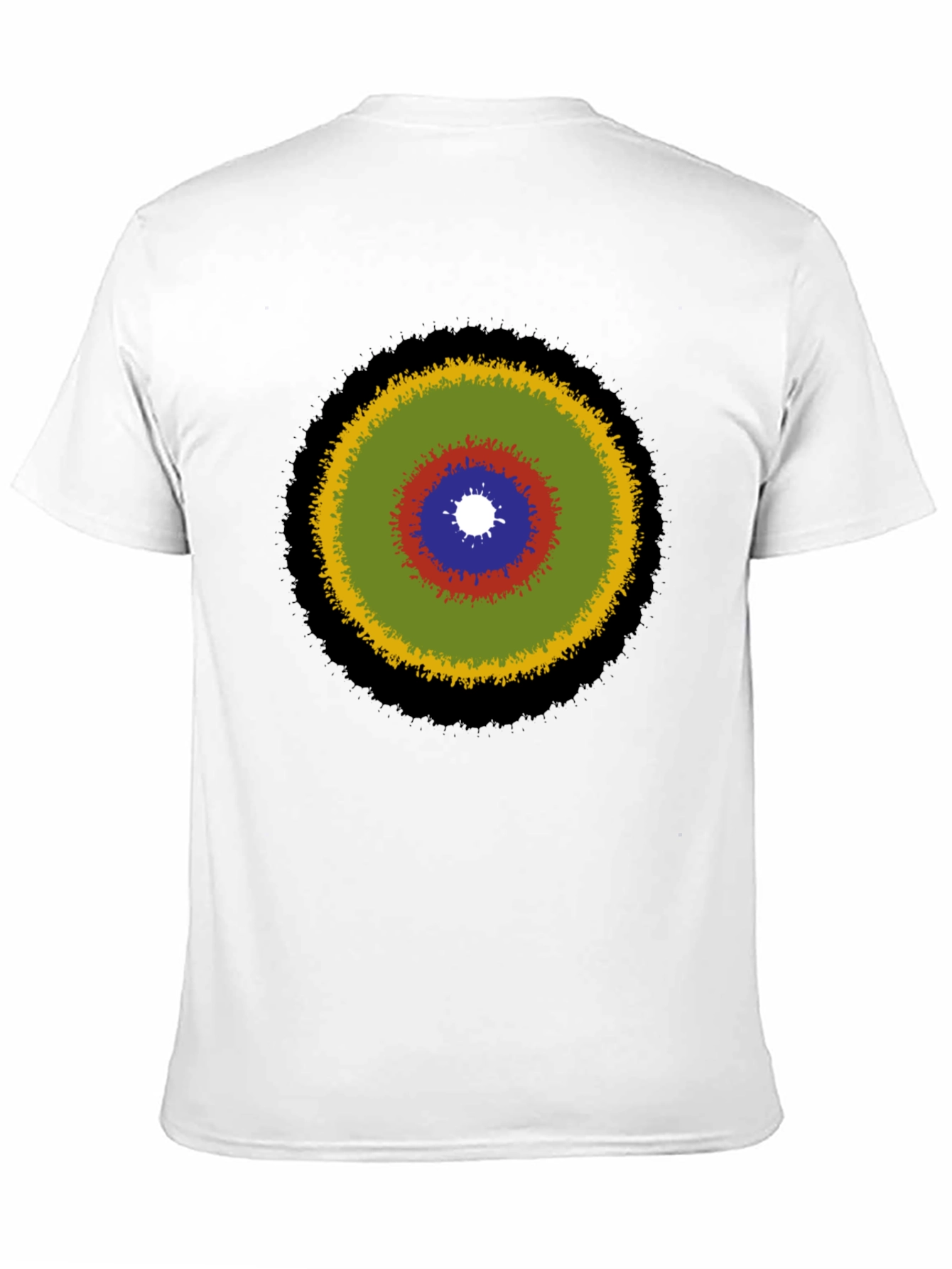 Abstract Target Graphic Tee - Stylish Casual Wear