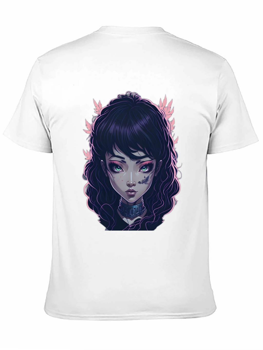 Gothic Girl Graphic Black T-Shirt