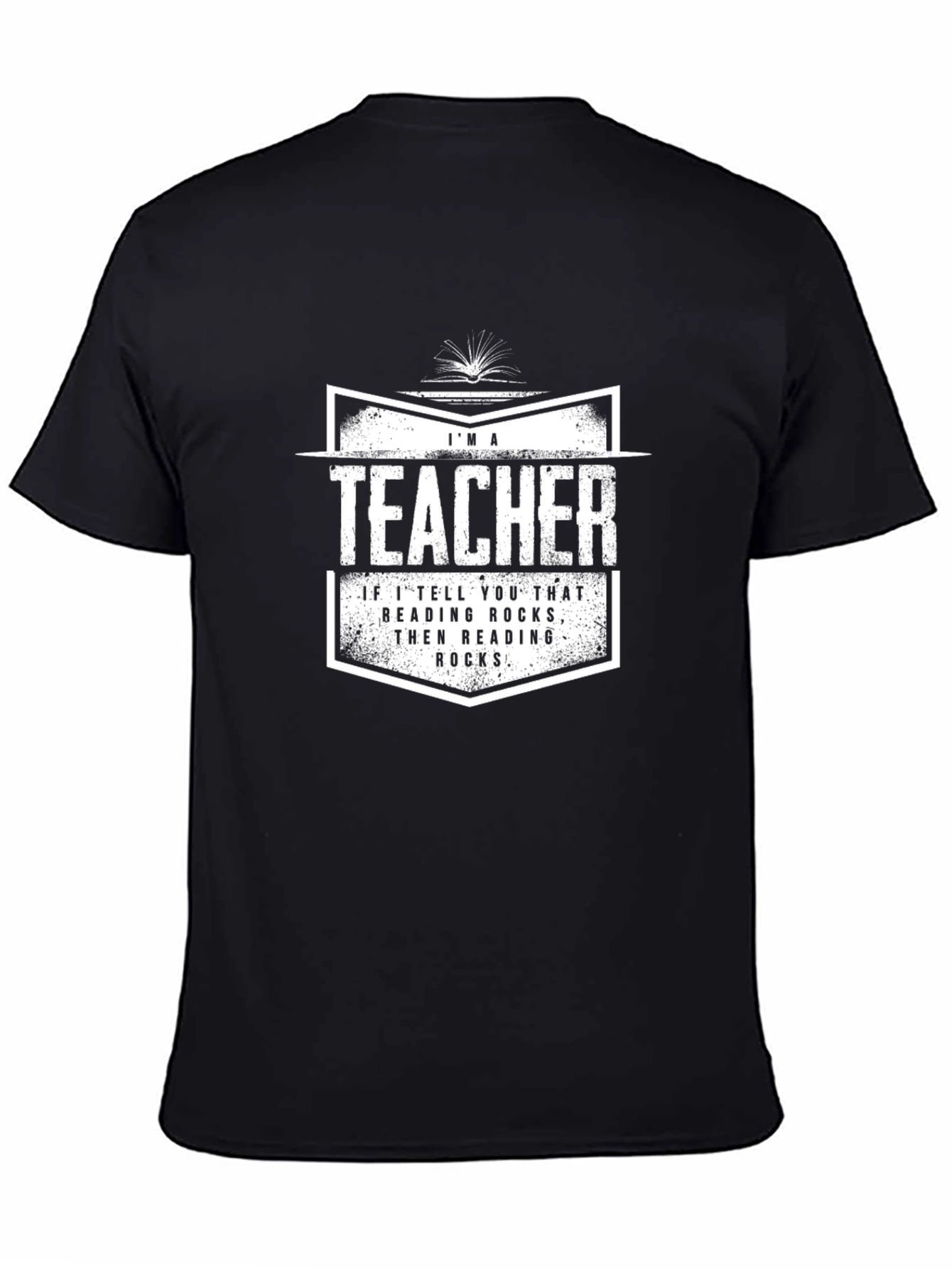 Im A Teacher Reading Rocks Graphic Tee