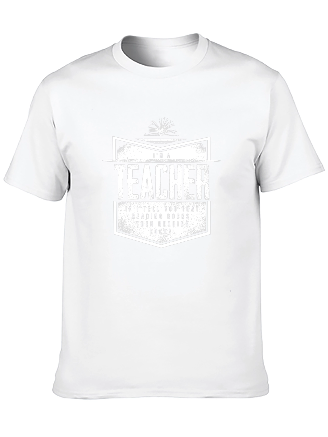 Im A Teacher Reading Rocks Graphic Tee