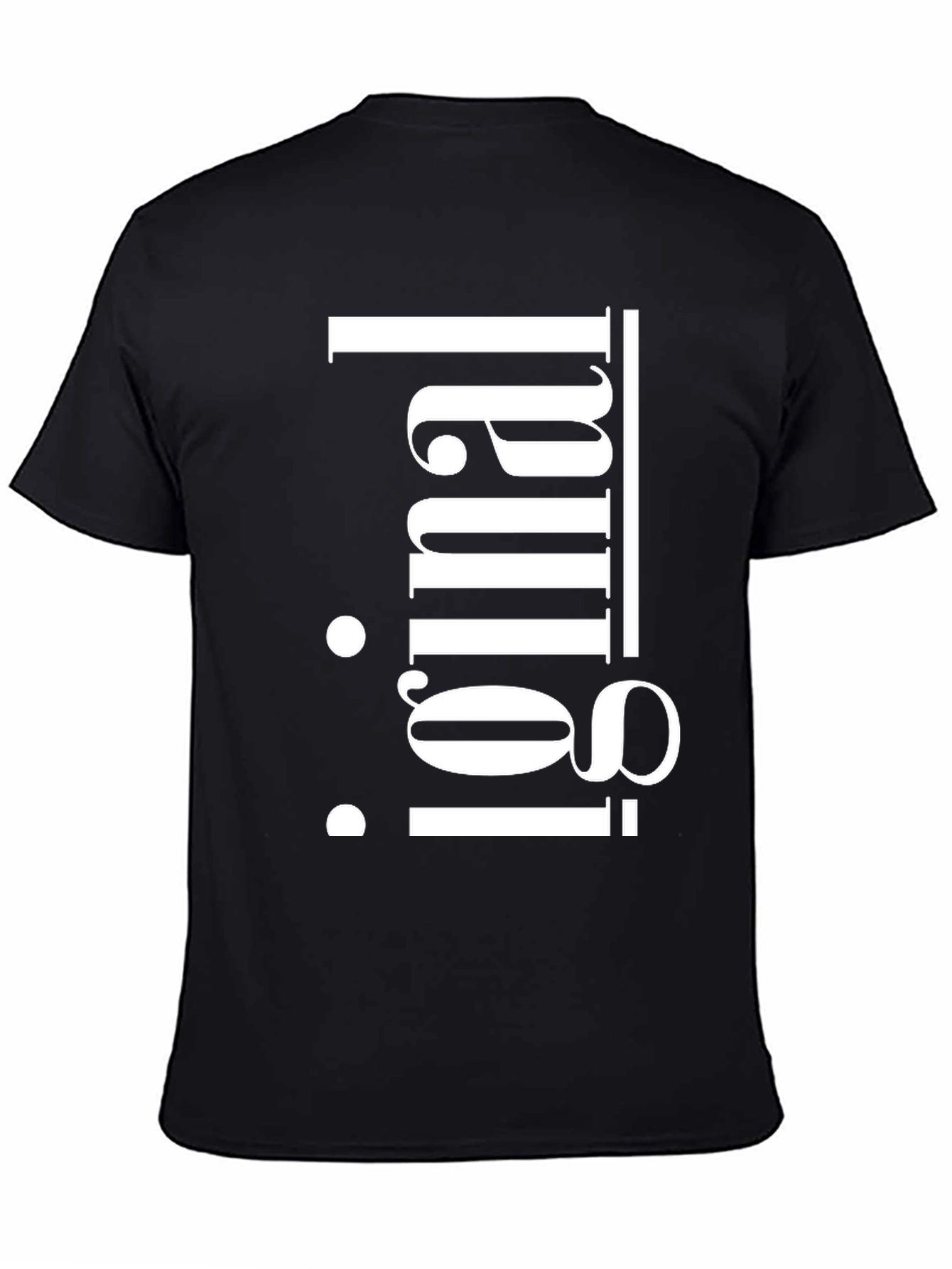 Original Graphic Tee - Black Cotton T-Shirt