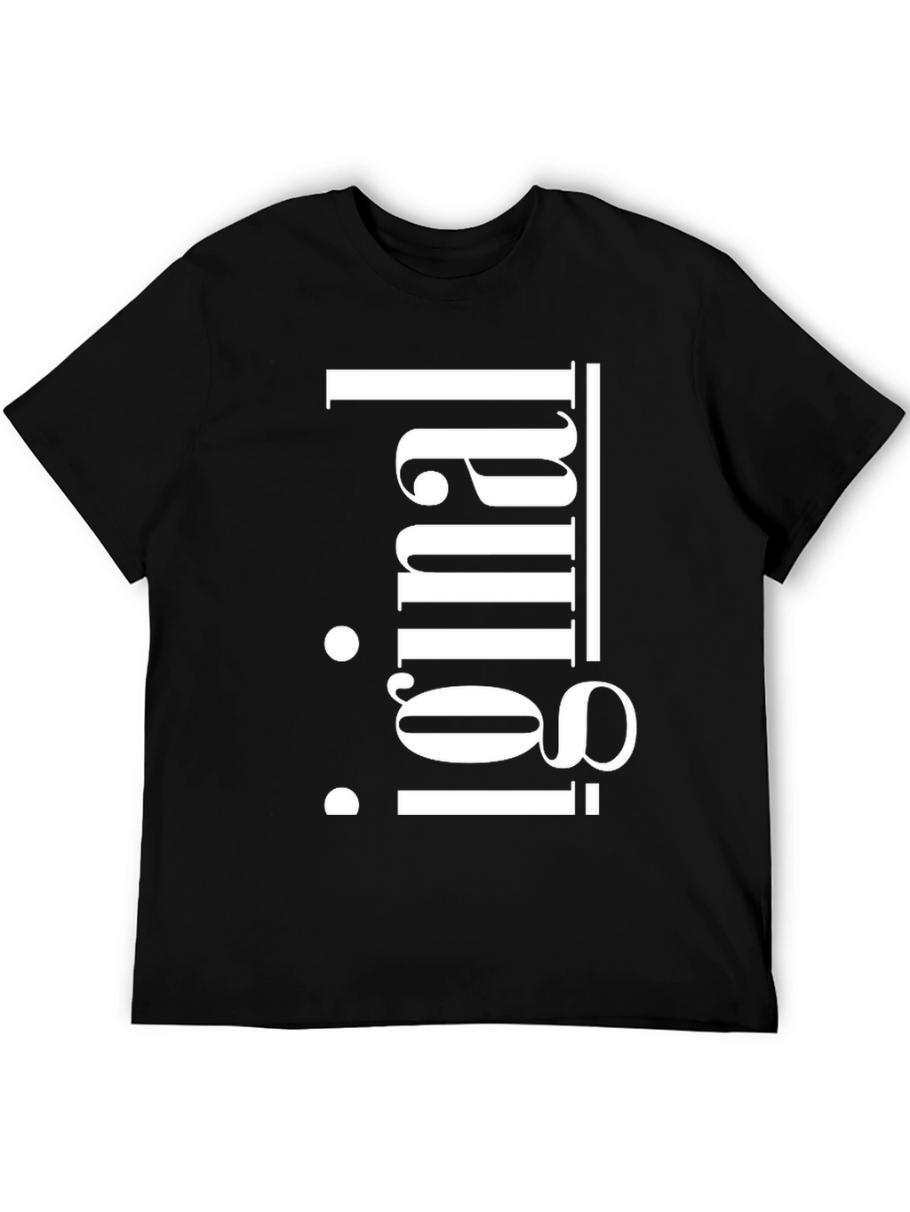 Original Graphic Tee - Black Cotton T-Shirt