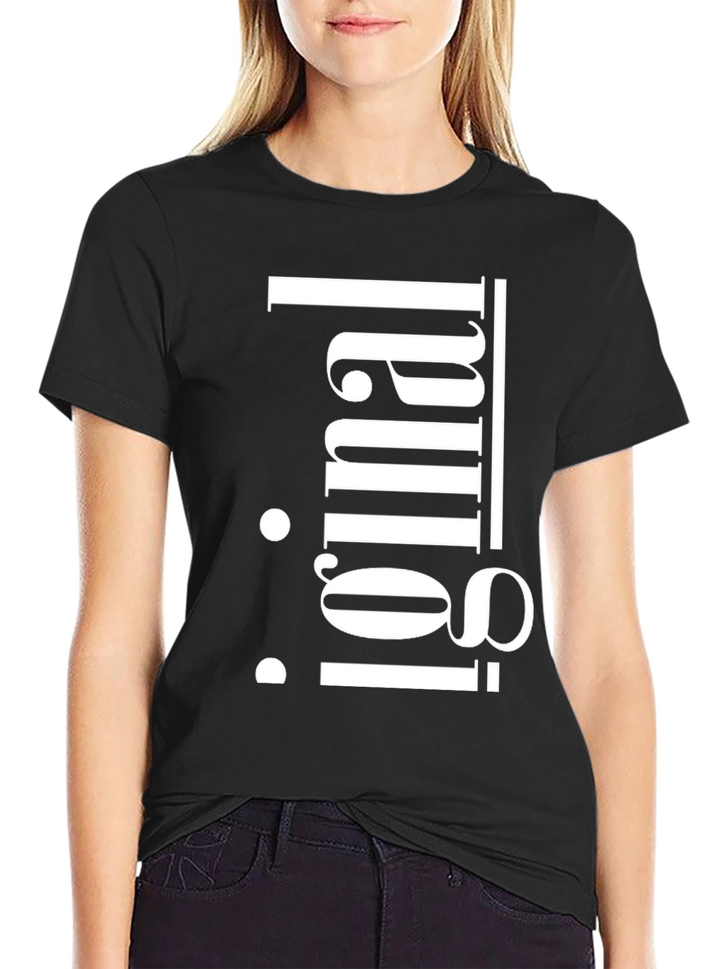 Original Graphic Tee - Black Cotton T-Shirt
