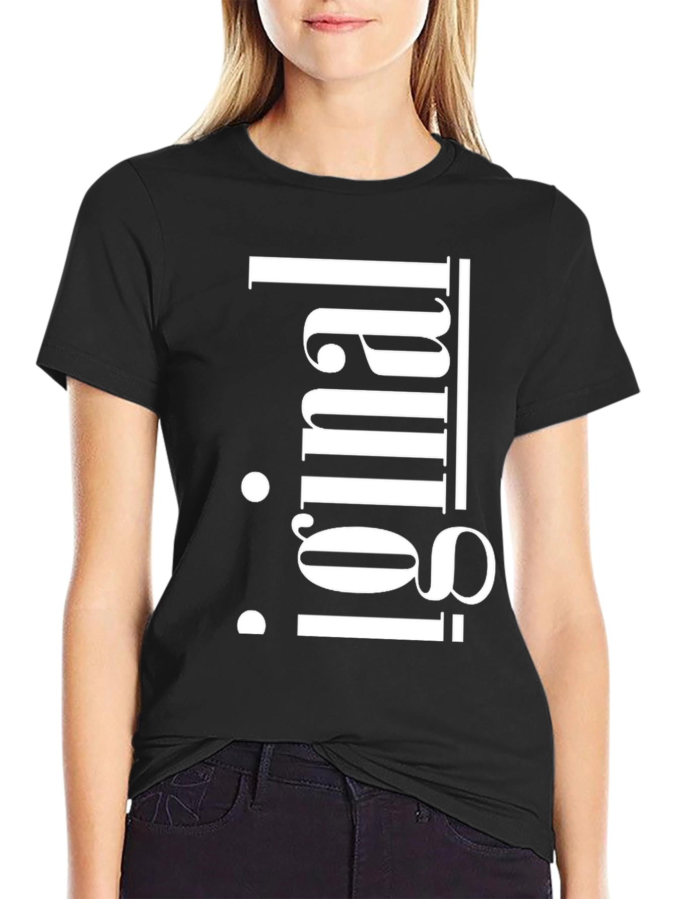 Original Graphic Tee - Black Cotton T-Shirt