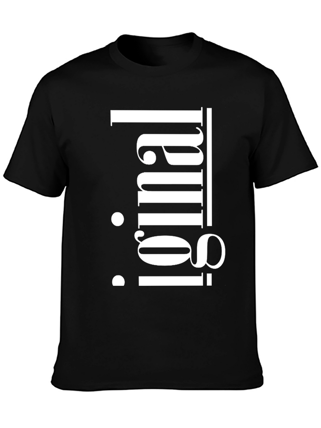 Original Graphic Tee - Black Cotton T-Shirt