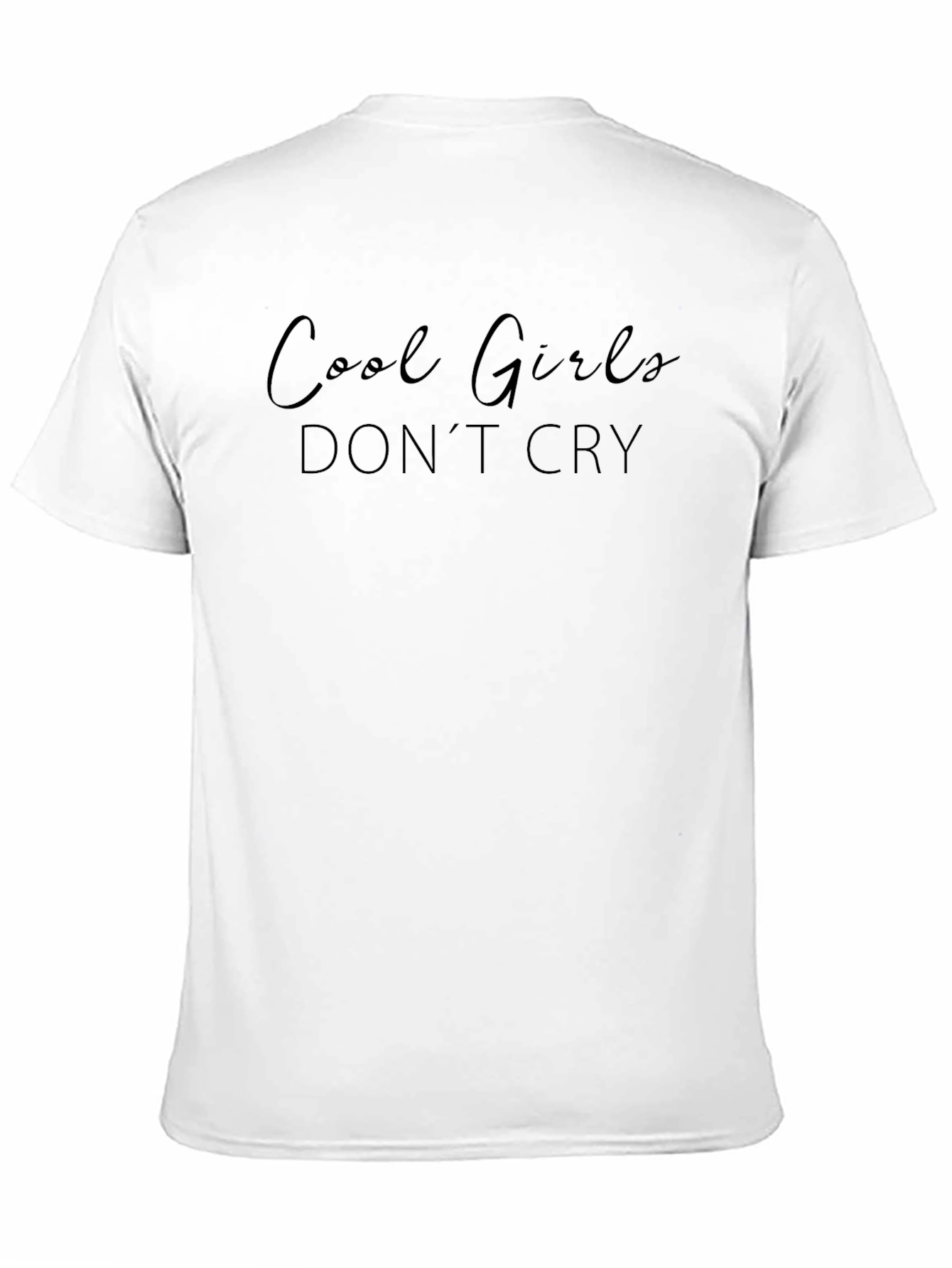 Cool Girls Dont Cry Black Graphic Tee