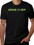 Game Over Retro Pixel T-Shirt - Black