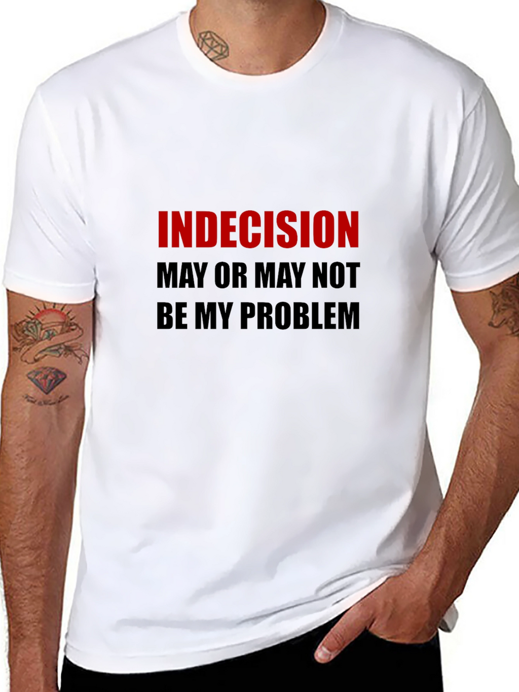 Indecision Funny Graphic T-Shirt