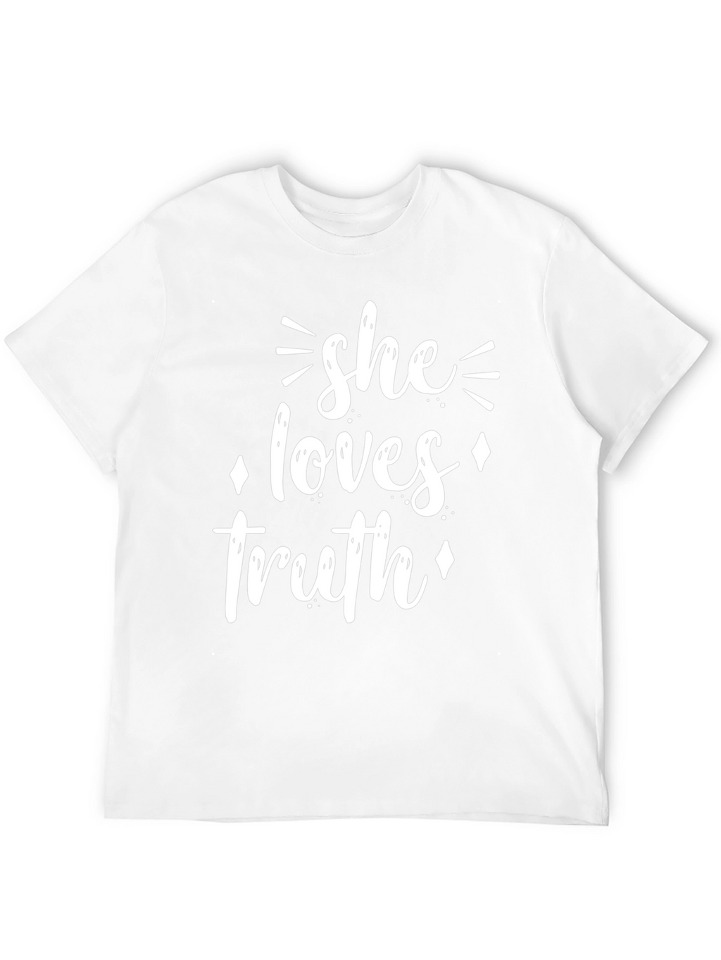She Loves Truth Graphic Tee - Black T-Shirt
