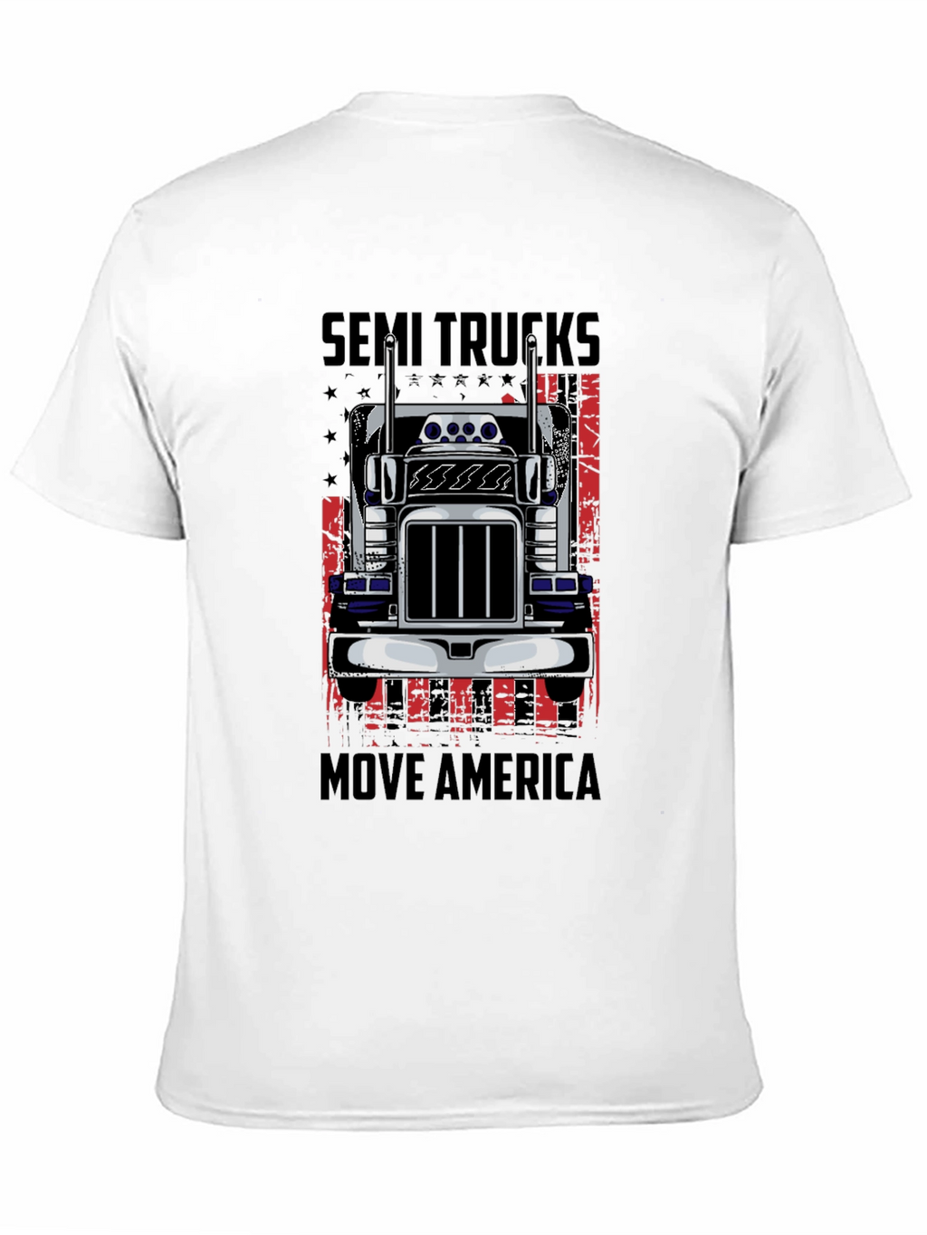 Semi Trucks Move America Graphic T-Shirt