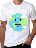 Earth Day Graphic T-Shirt - Cute Earth Design