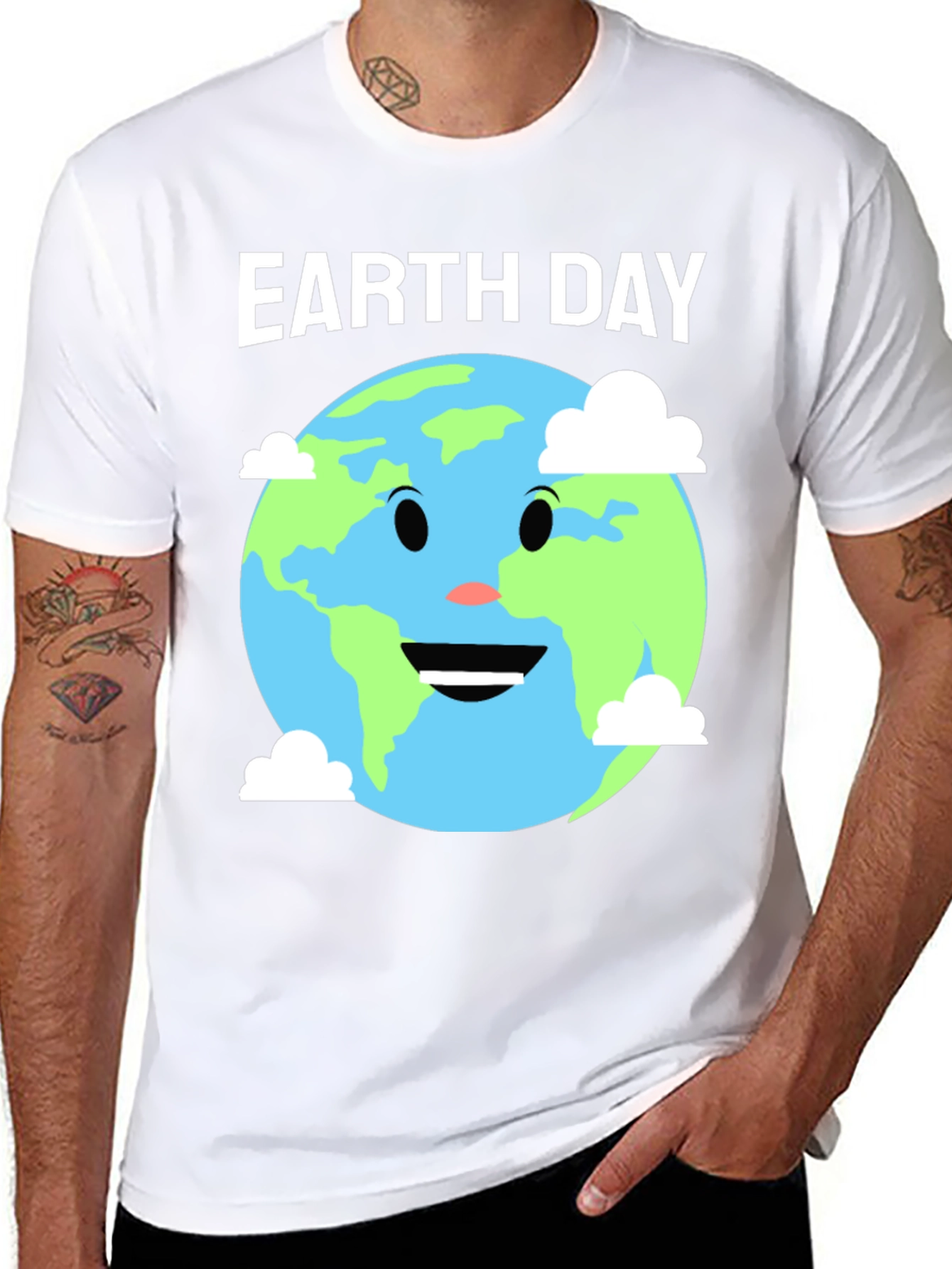 Earth Day Graphic T-Shirt - Cute Earth Design