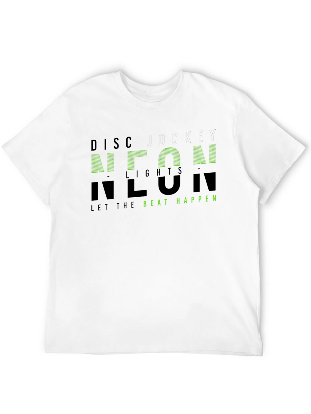 Neon Lights Graphic T-Shirt - Let the Beat Happen