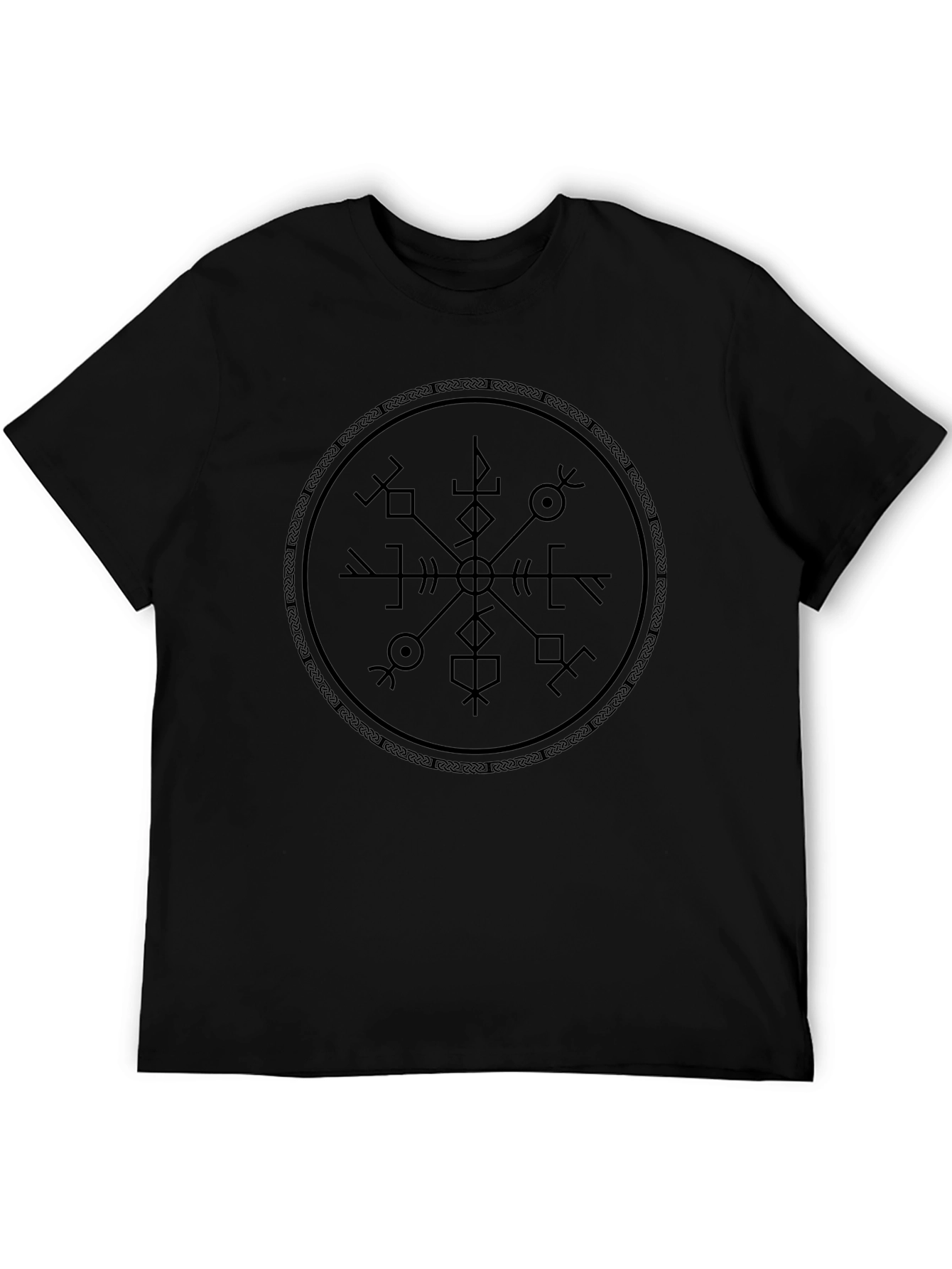 Vegvisir Compass Black T-Shirt