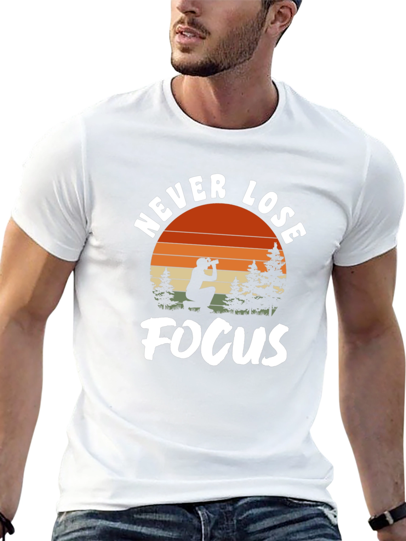 Never Lose Focus Graphic Tee - Photographer T-Shirt