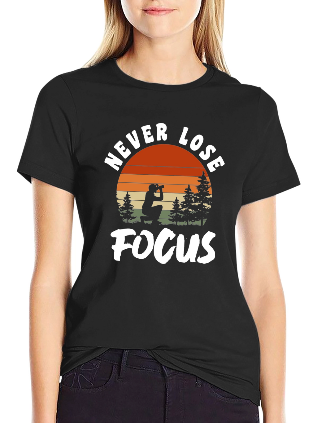 Never Lose Focus Graphic Tee - Photographer T-Shirt