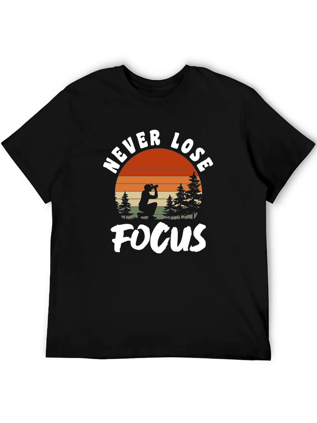 Never Lose Focus Graphic Tee - Photographer T-Shirt