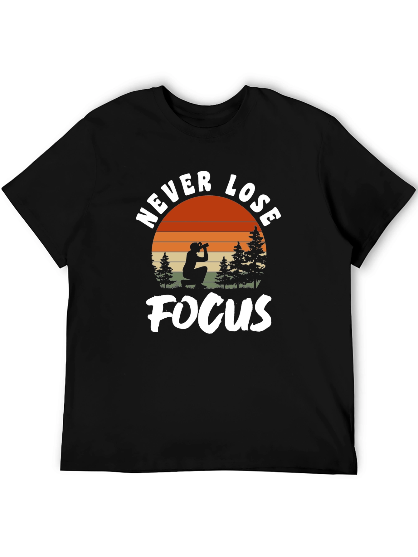 Never Lose Focus Graphic Tee - Photographer T-Shirt