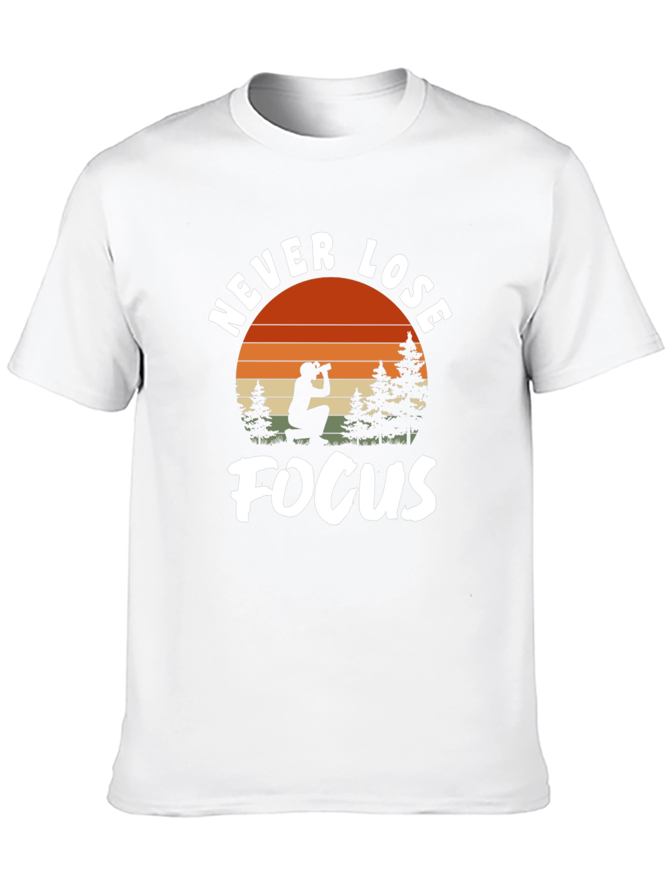 Never Lose Focus Graphic Tee - Photographer T-Shirt