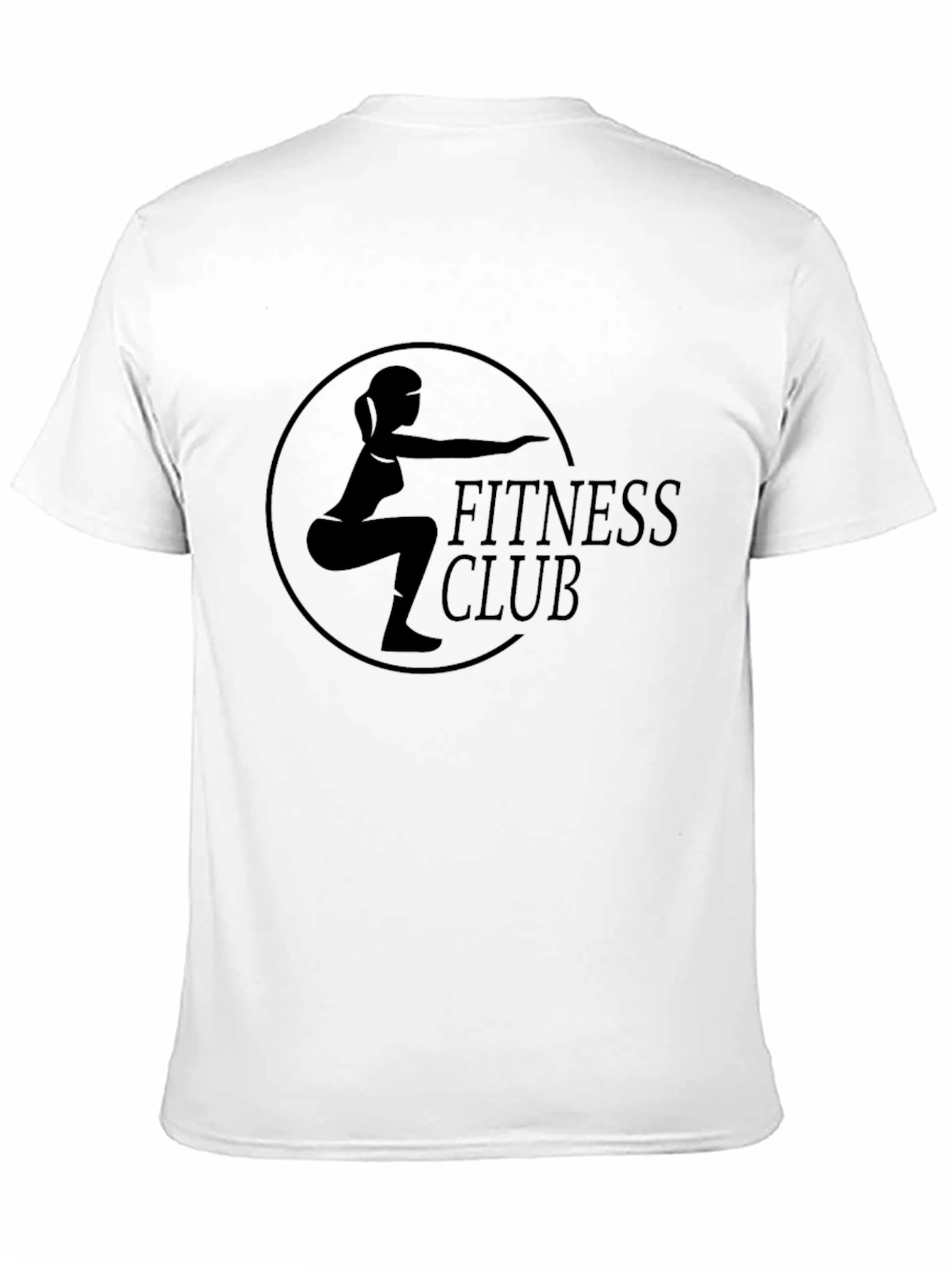 Fitness Club Graphic T-Shirt - Black