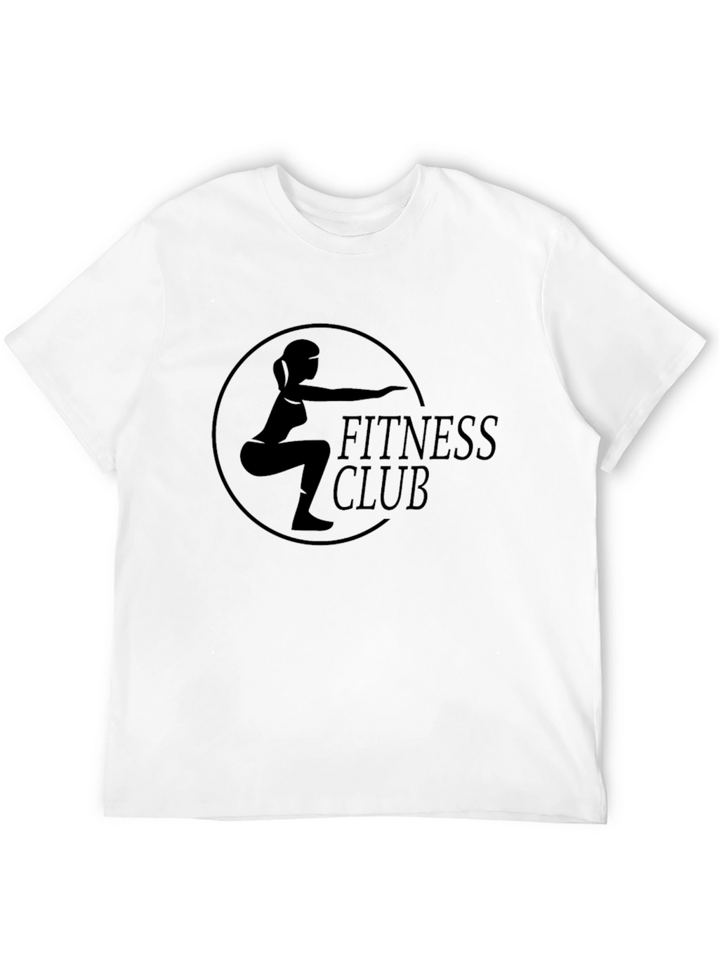 Fitness Club Graphic T-Shirt - Black