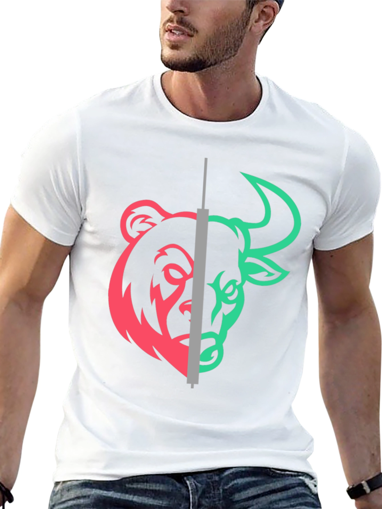 Bull vs Bear Market Graphic Tee
