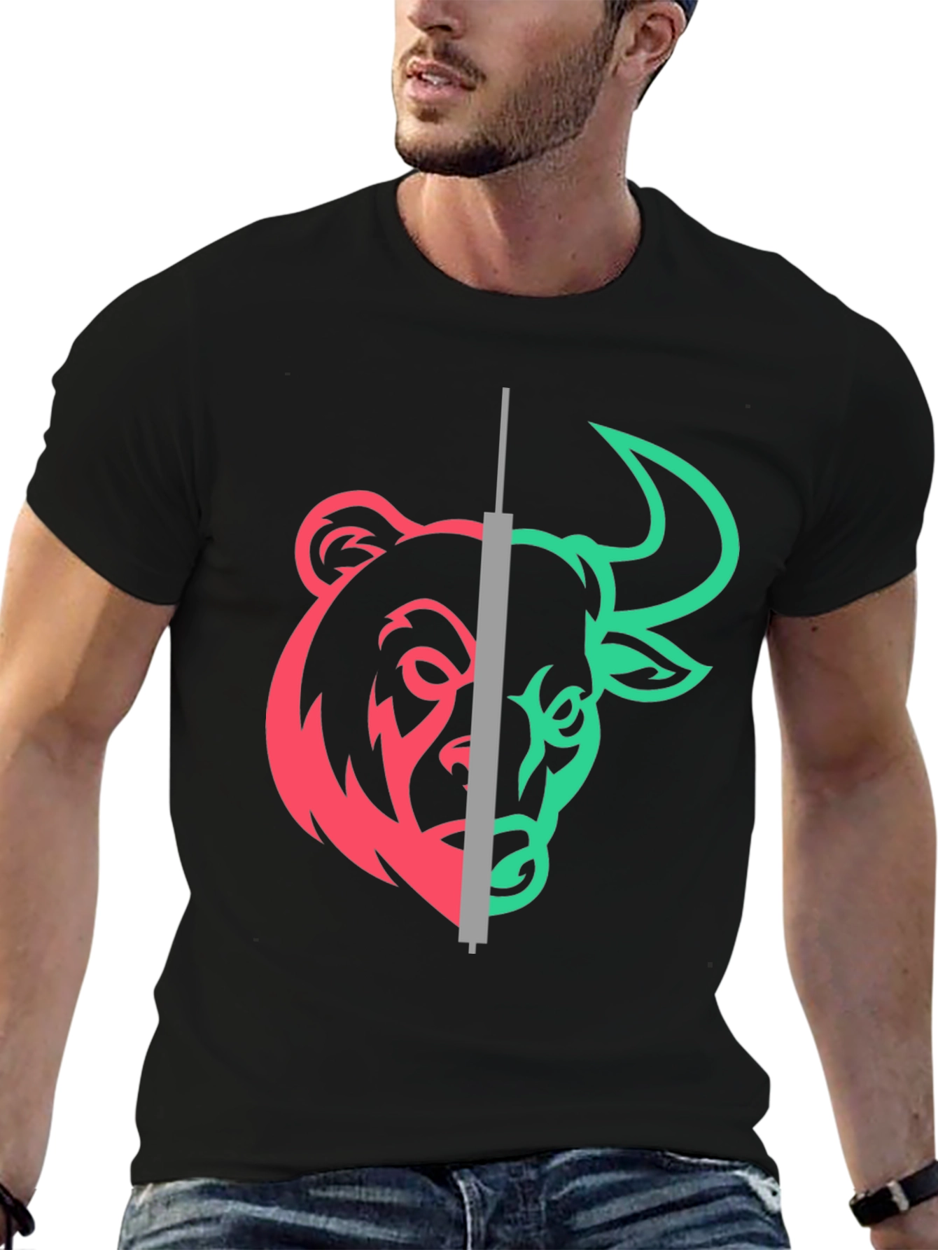 Bull vs Bear Market Graphic Tee