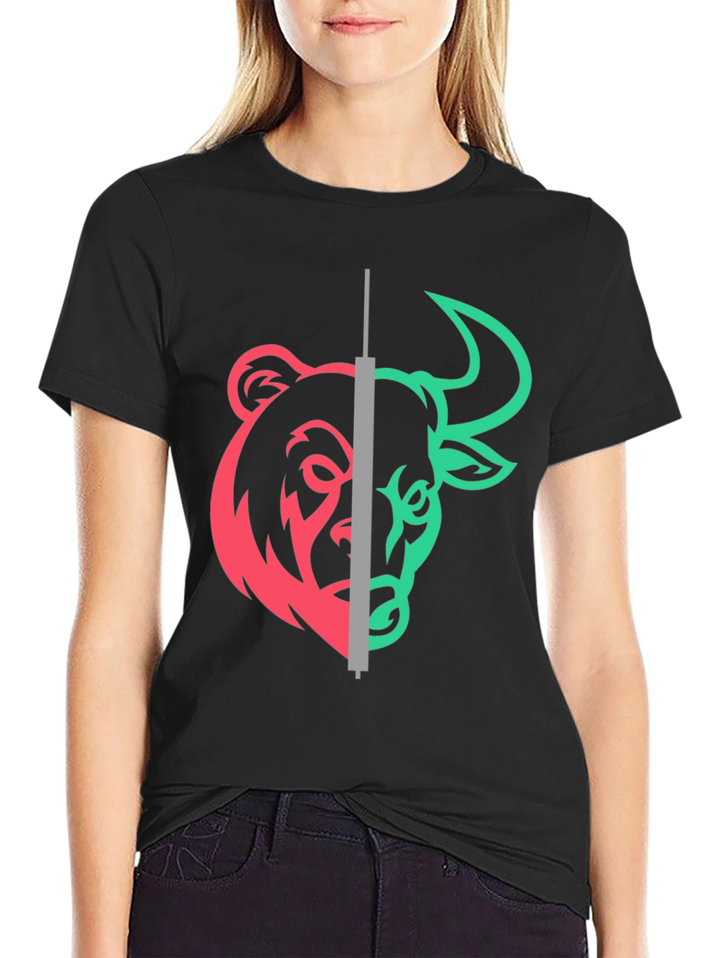 Bull vs Bear Market Graphic Tee
