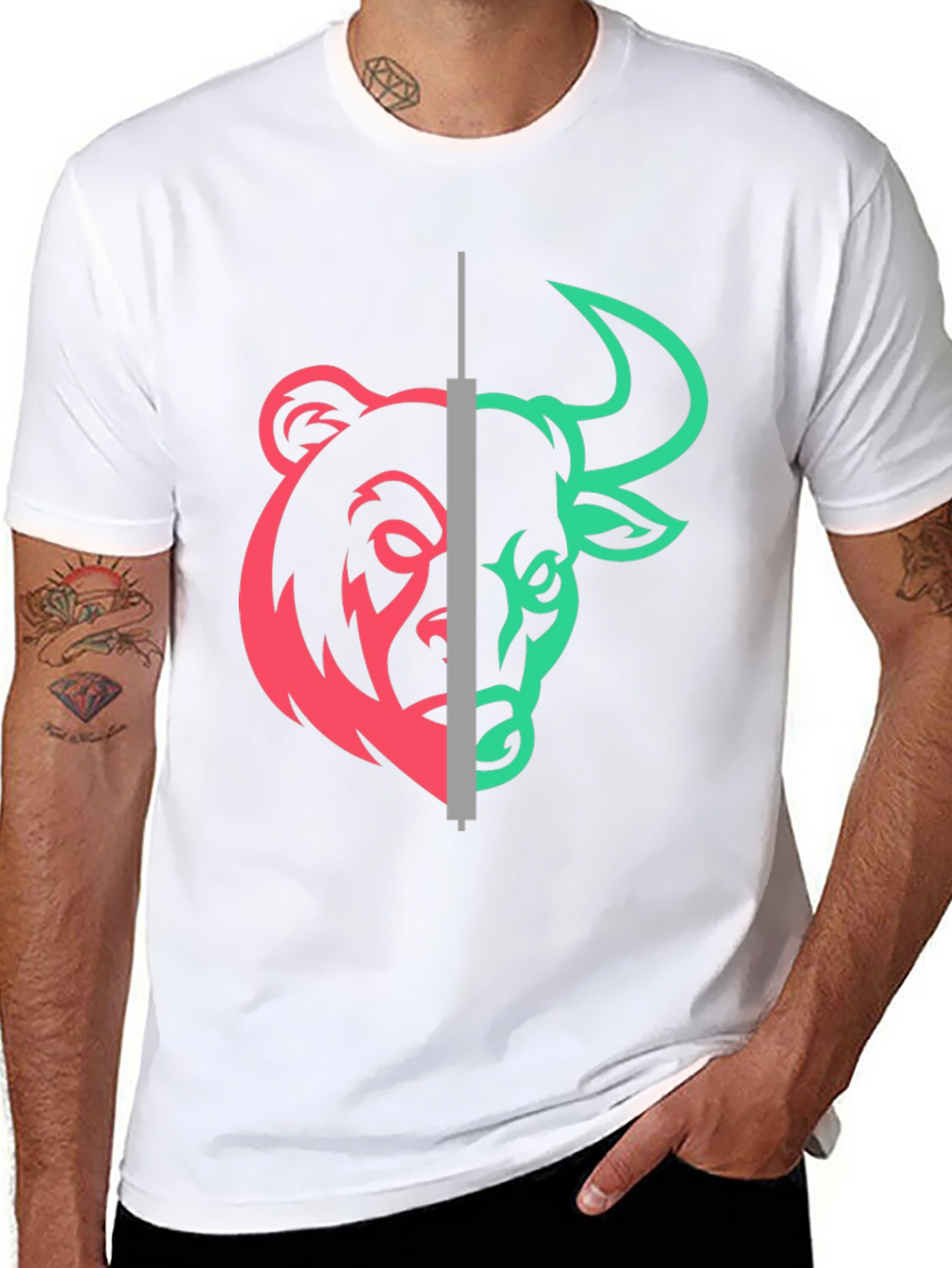 Bull vs Bear Market Graphic Tee