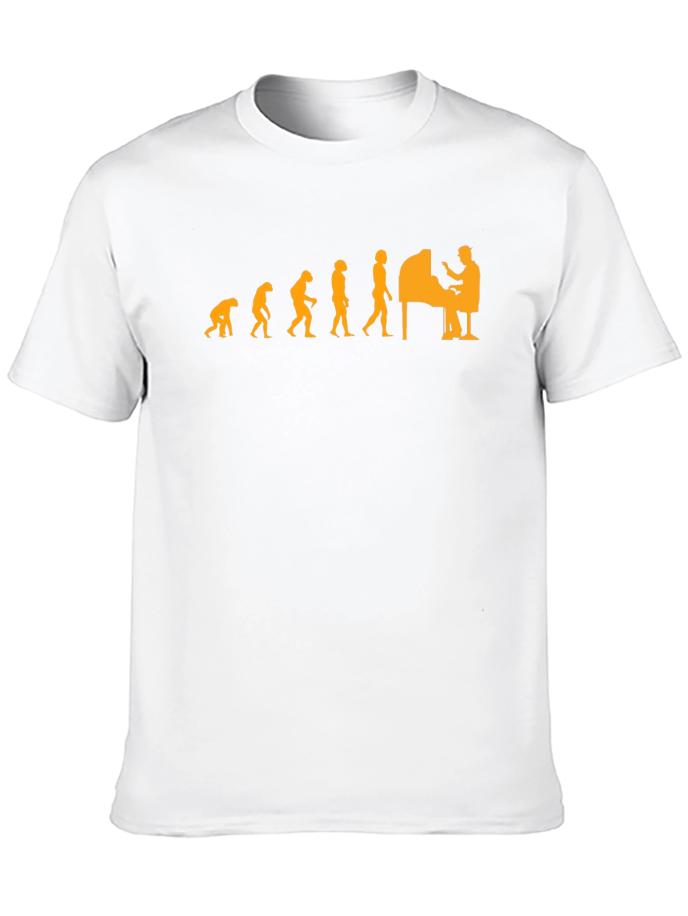 Evolution of Pianist T-Shirt - Funny Musician Tee