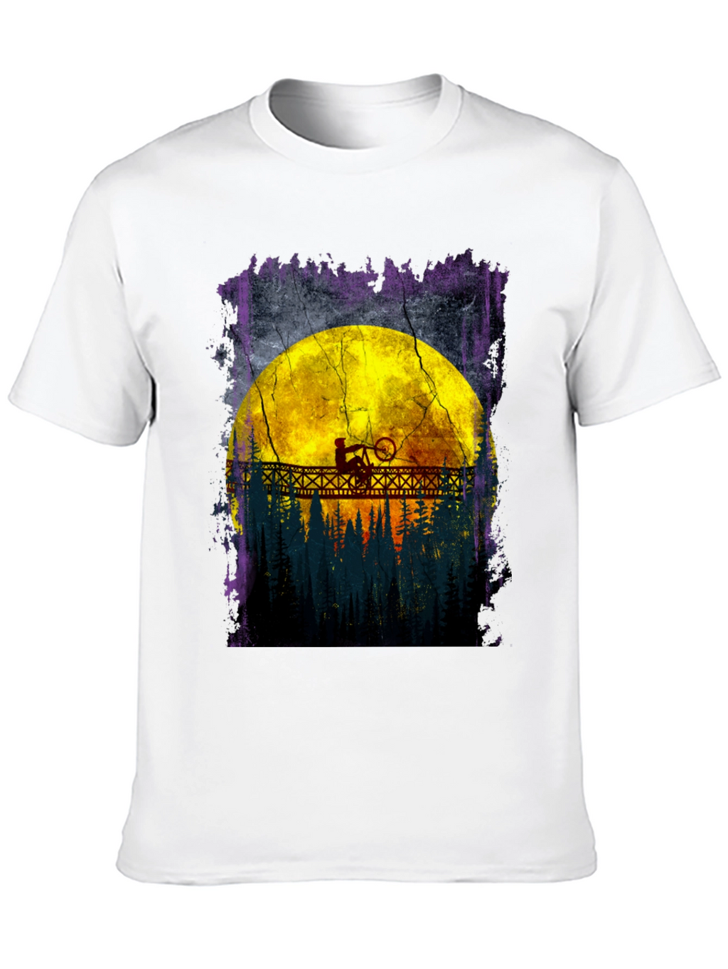 Mountain Bike Moon T-Shirt - Adventure Awaits!
