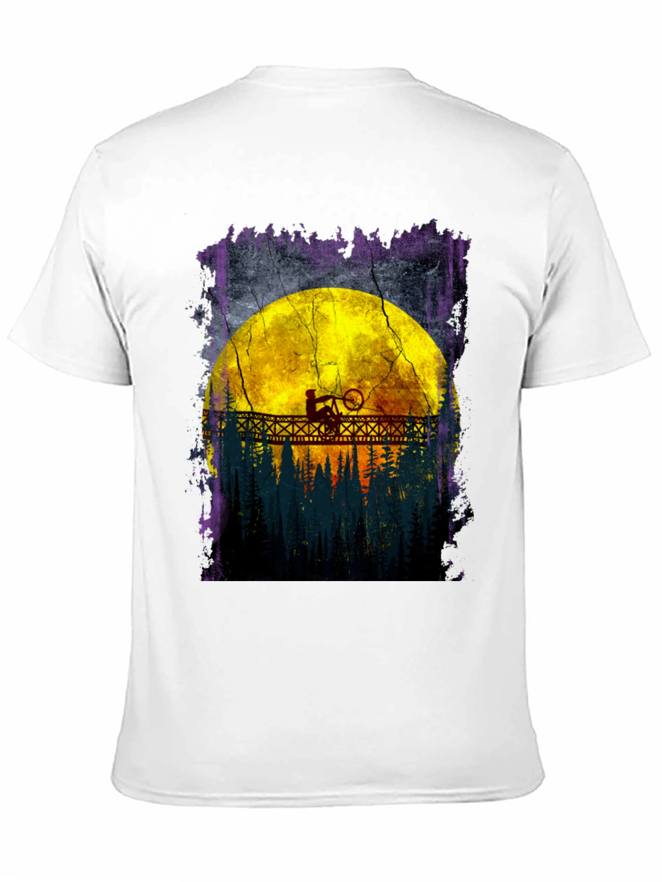 Mountain Bike Moon T-Shirt - Adventure Awaits!