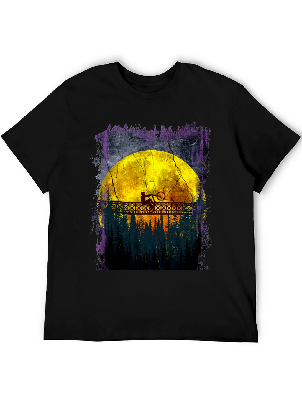 Mountain Bike Moon T-Shirt - Adventure Awaits!