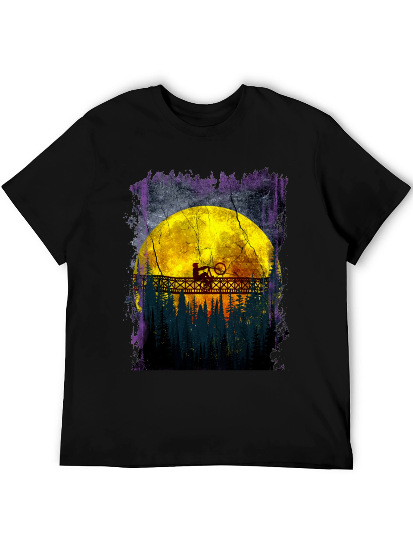 Mountain Bike Moon T-Shirt - Adventure Awaits!