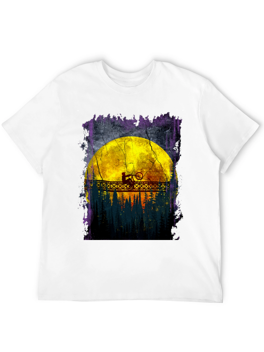 Mountain Bike Moon T-Shirt - Adventure Awaits!