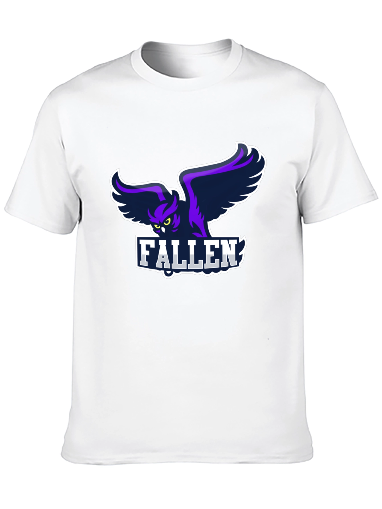 Fallen Owl Graphic Black T-Shirt