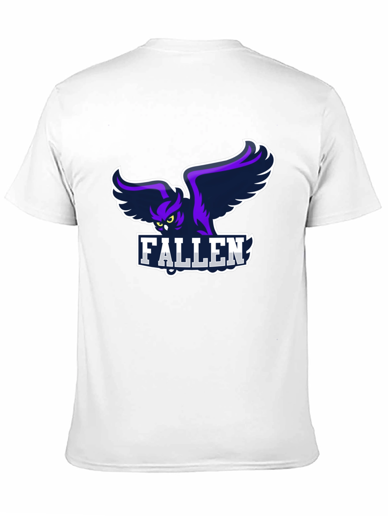Fallen Owl Graphic Black T-Shirt