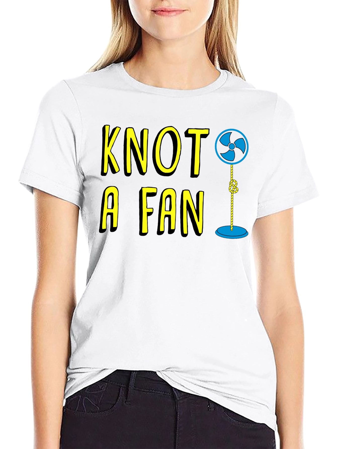 Knot A Fan Funny Graphic T-Shirt
