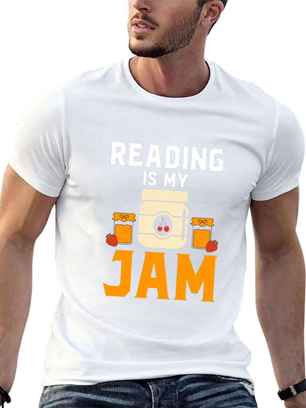 Reading Is My Jam Graphic T-Shirt
