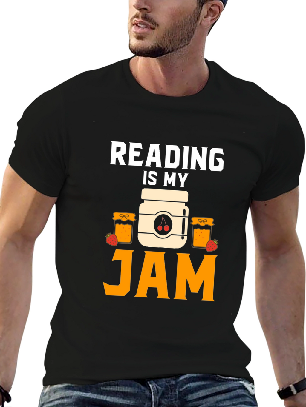 Reading Is My Jam Graphic T-Shirt