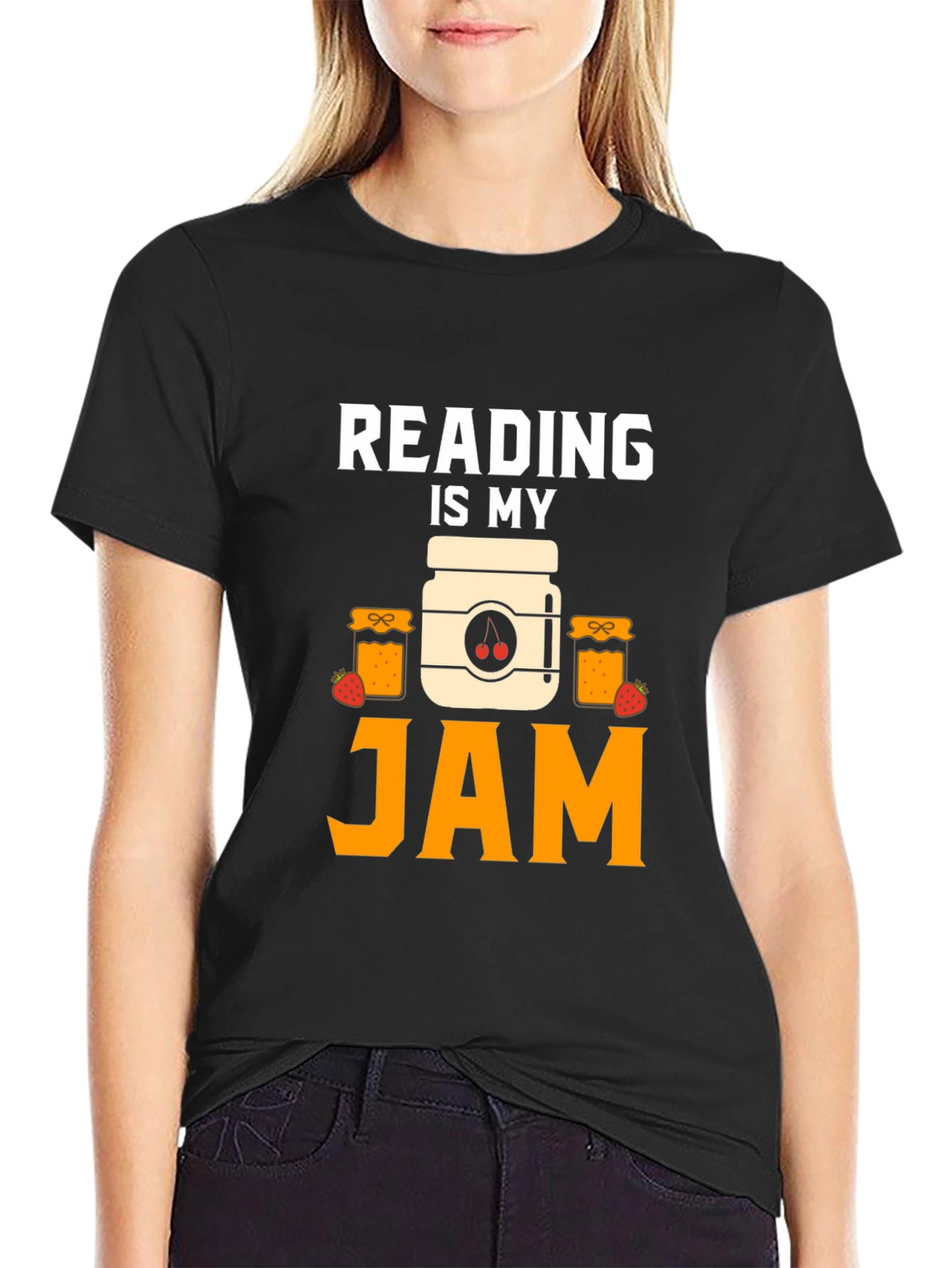 Reading Is My Jam Graphic T-Shirt
