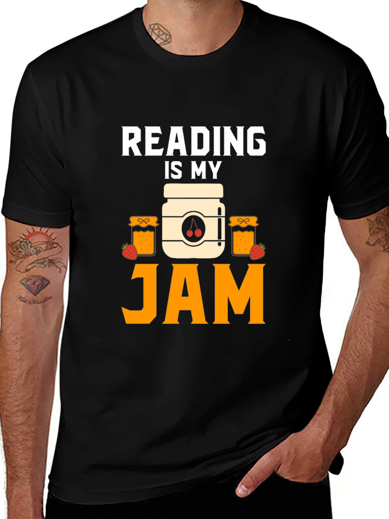 Reading Is My Jam Graphic T-Shirt