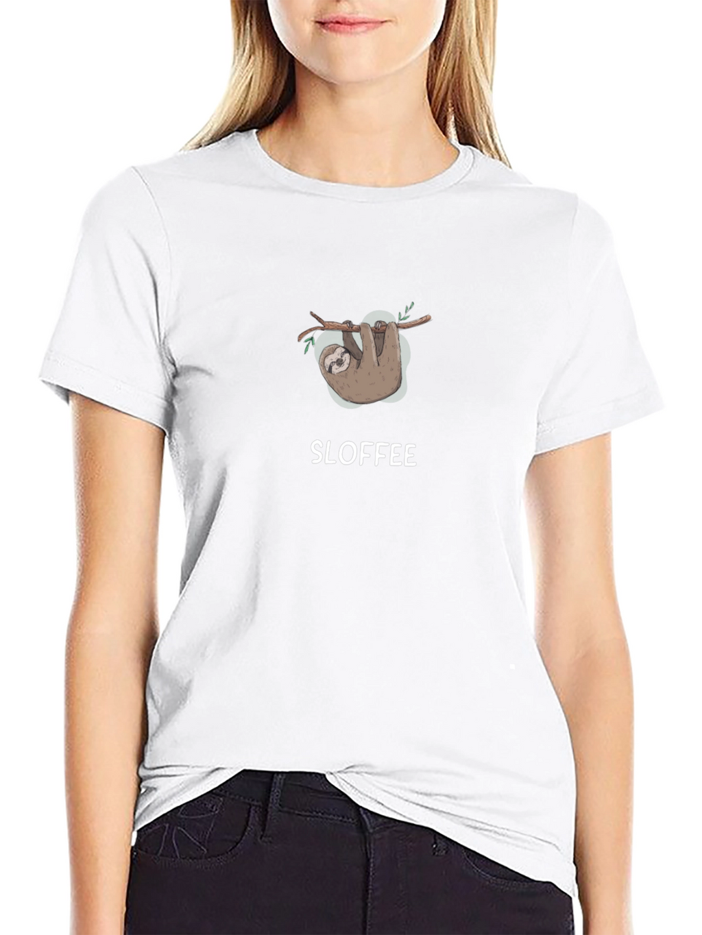 Sloffee Sloth T-Shirt - Lazy Coffee Lover