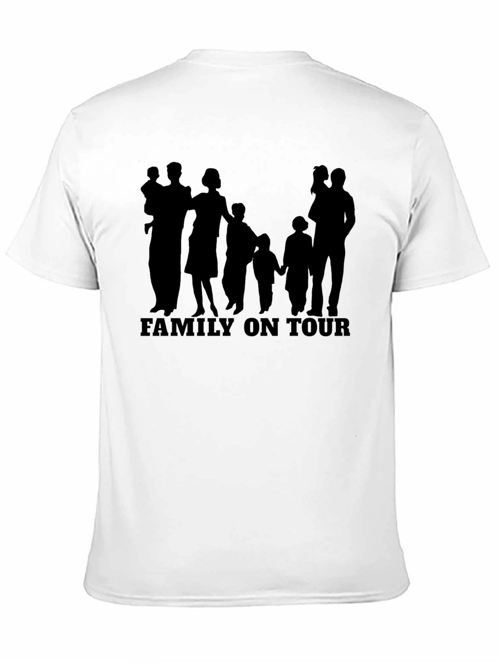Family On Tour Graphic T-Shirt - Stylish Black Tee