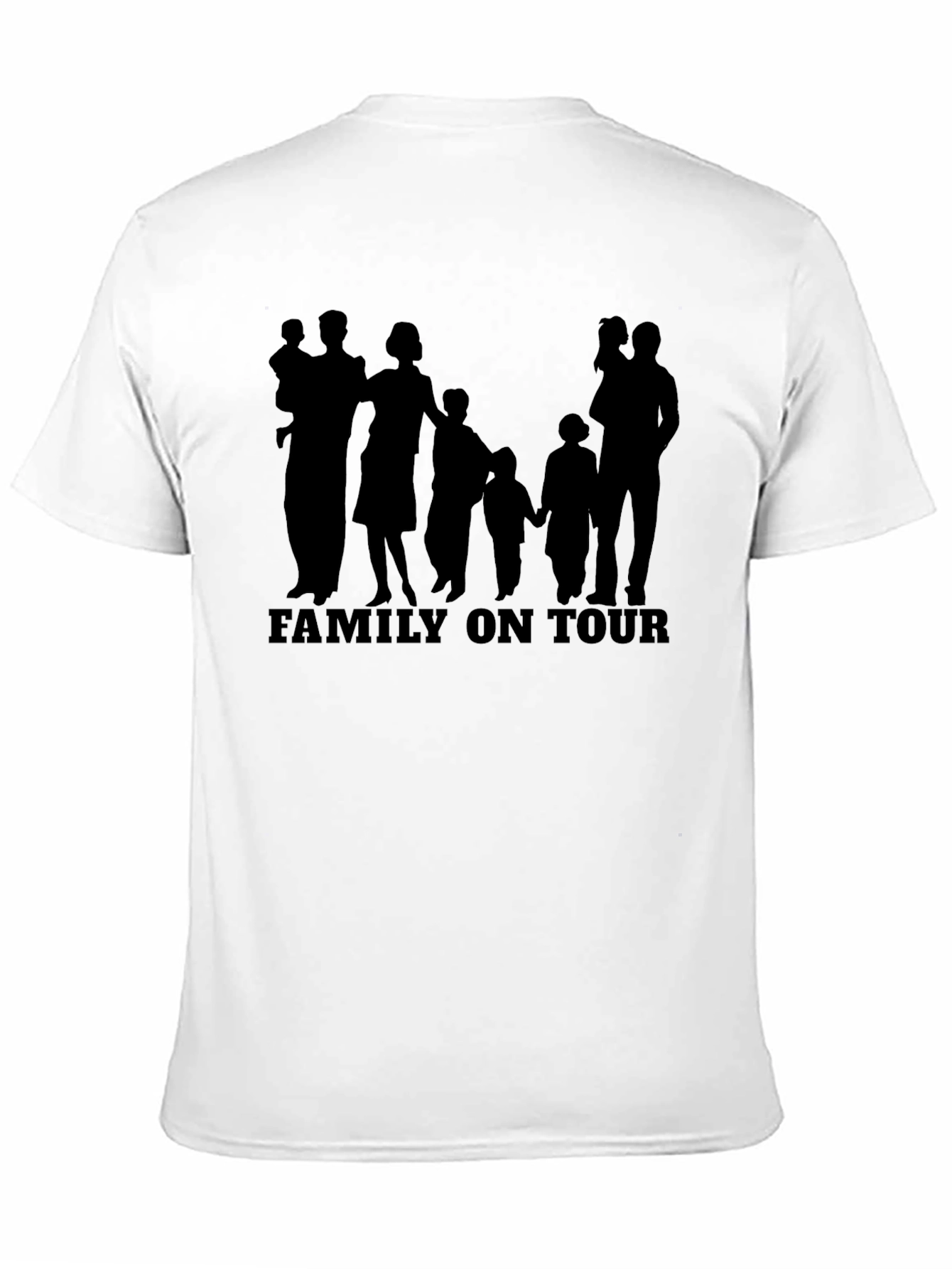 Family On Tour Graphic T-Shirt - Stylish Black Tee